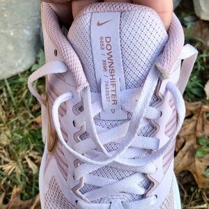 Nike Downshifter Blush Pink and Matte Gold Women’s size 7.5